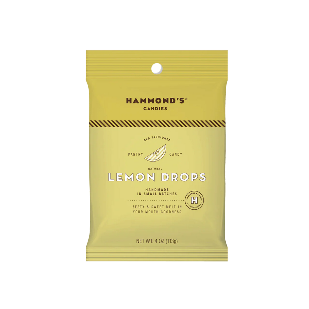 Old-Fashioned Lemon Drops - Hammond's Candies