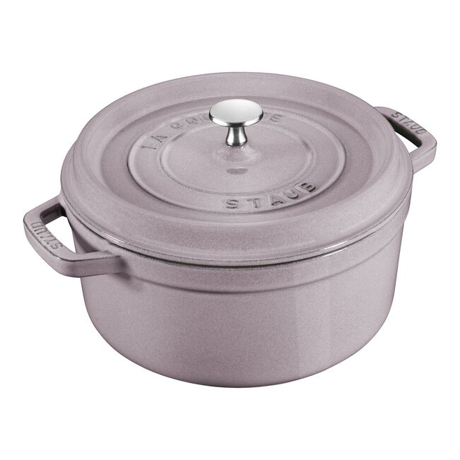 Staub  4 Qt Enameled Cast Iron Round Dutch Oven