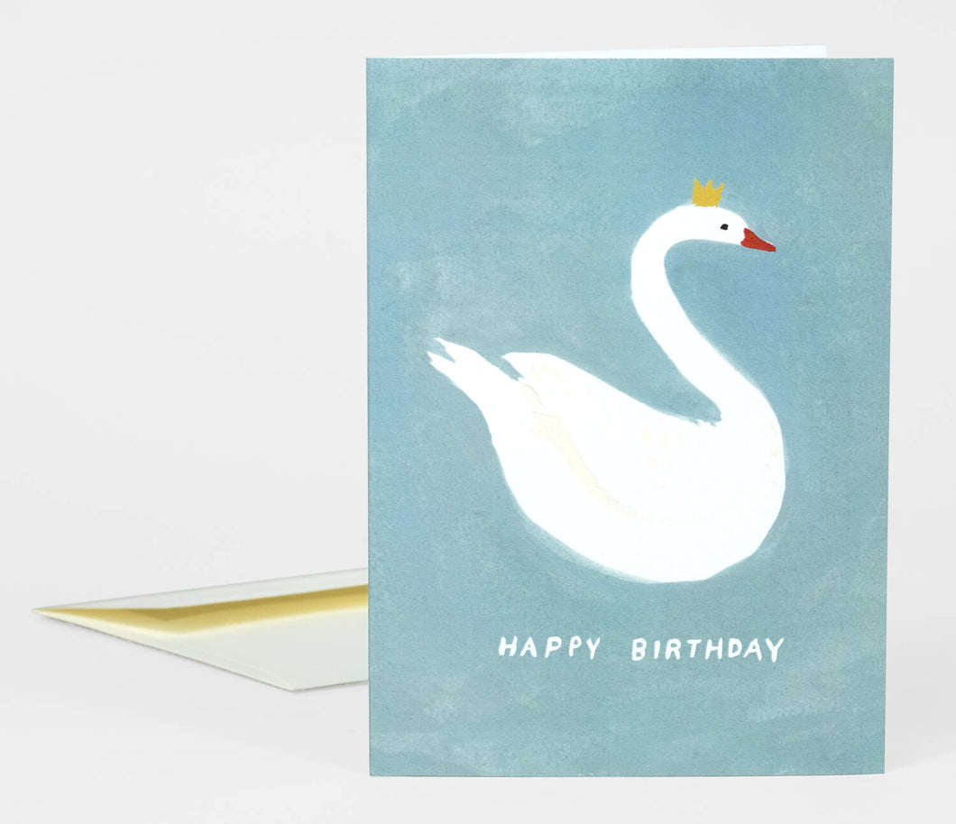 Swan Birthday Card - Emily Winfield Martin