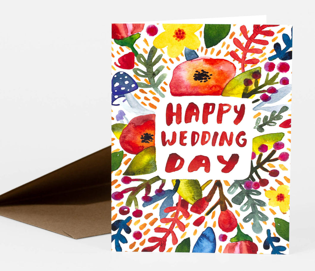 Happy Wedding Day Card - Little Truth Studios