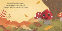 Load image into Gallery viewer, Baby Mushroom Finger Puppet Book
