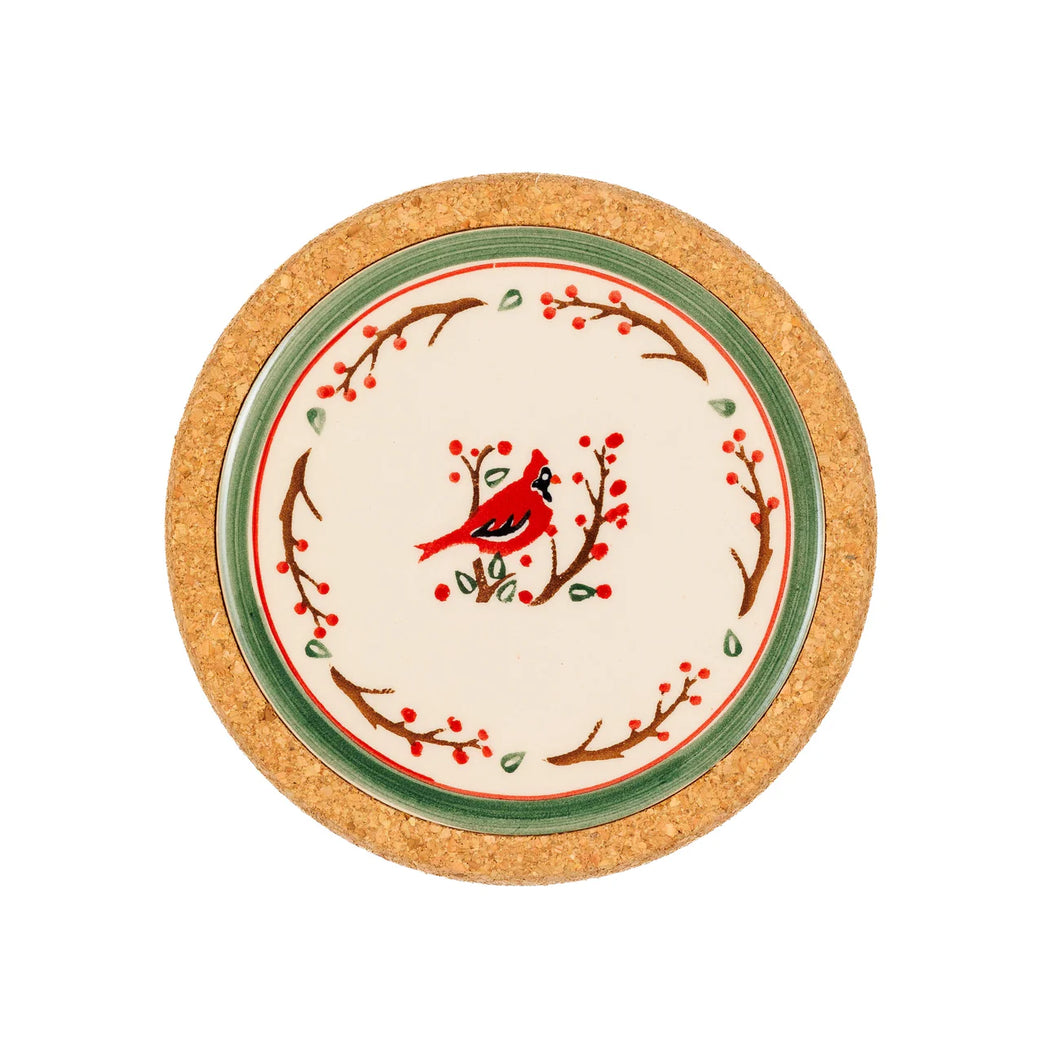 Nicholas Mosse - Round Trivet Berry Bird