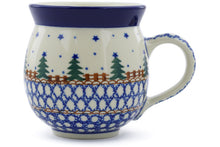 Load image into Gallery viewer, 12 oz Bubble Mug Pocono Pines Polish Pottery - Ceramika Artystyczna
