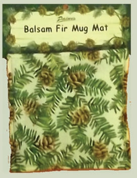 Balsam Fir Pine Cone Mug Mat