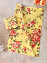 Load image into Gallery viewer, April Cornell - Rosemary Waffle Weave Tea Towel - Yellow
