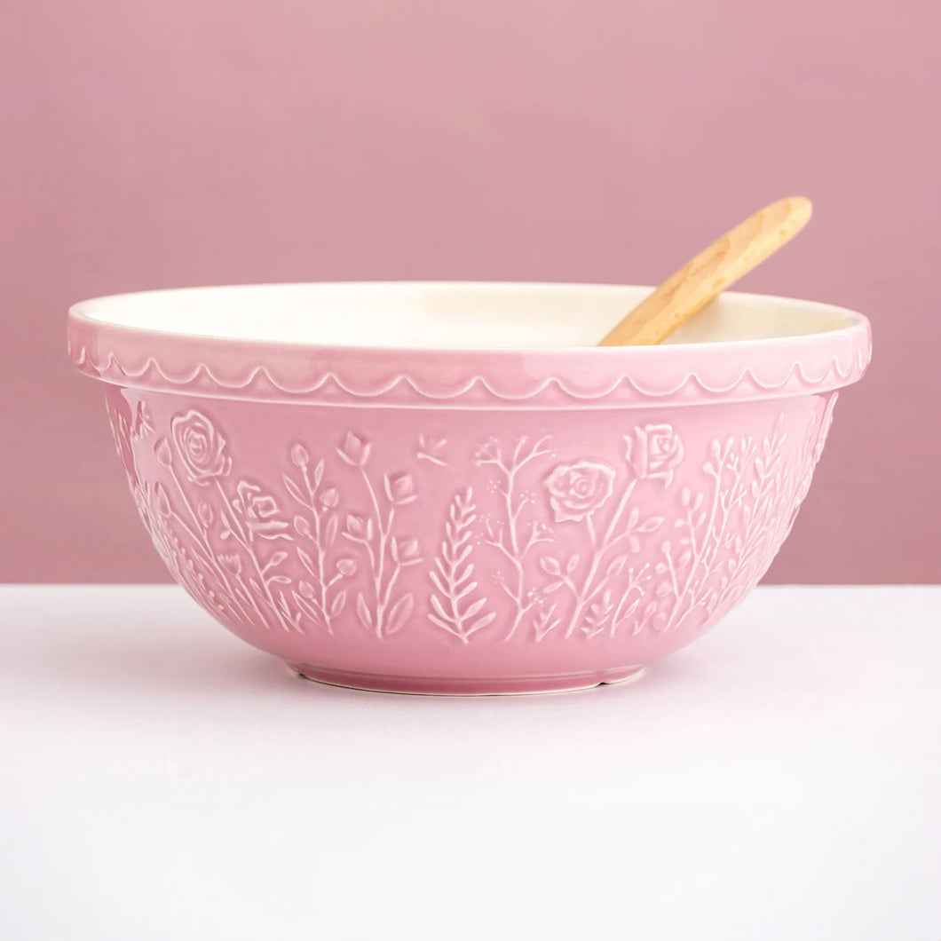 Mason Cash – Mixing Bowl S12 In the Meadow Collection, Rose Pink