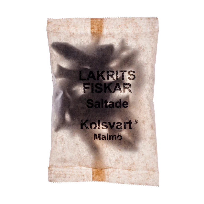 Kolsvart Salty Licorice Swedish Fish