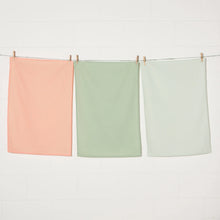 Load image into Gallery viewer, Baker's Floursack Dawn/Eucalyptus/Mist Dish Towel Set

