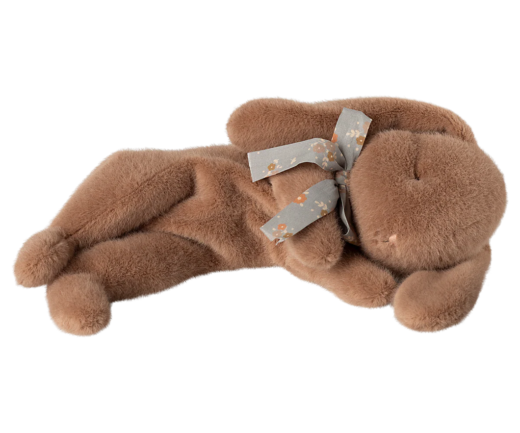 Sleeping Bunny Plush - Small - Soft Brown- Maileg