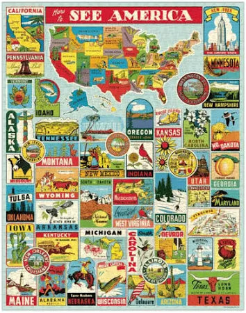 See America 1000 Piece Puzzle