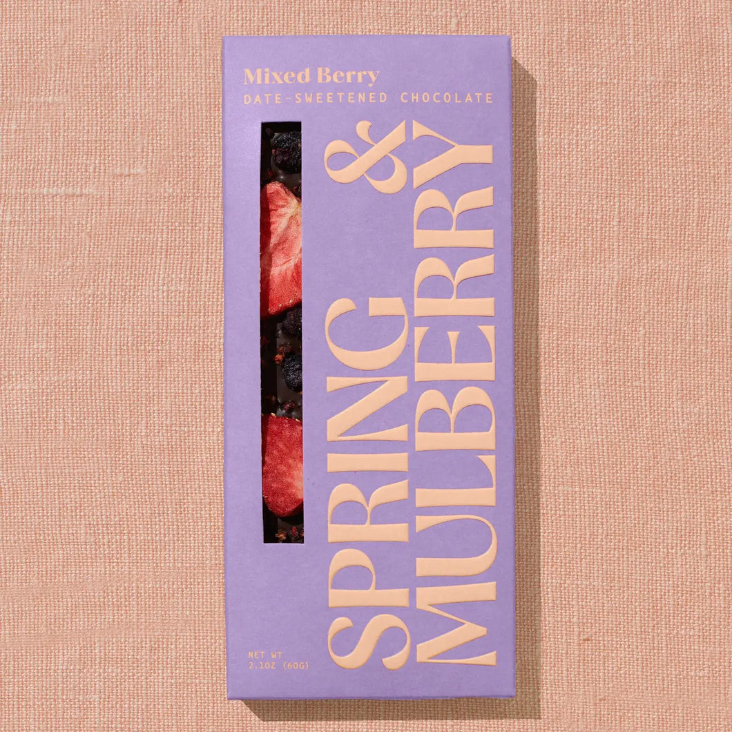 Spring & Mulberry - Mixed Berry Date-Sweetened Chocolate