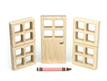 Load image into Gallery viewer, 5 pc Square-Paned Window &amp; Door Blocks Booster
