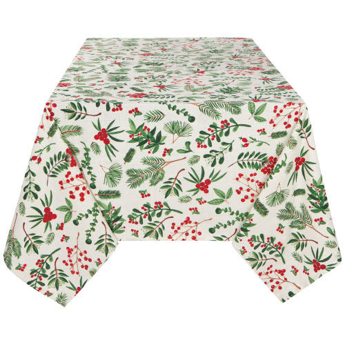 Winterberry Printed Tablecloth