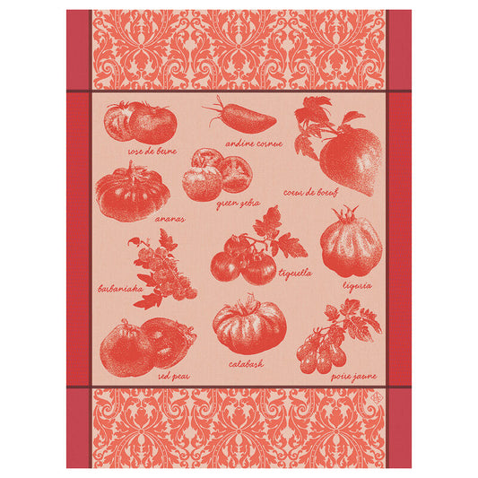 Le Jacquard Francais Tea Towel - Tomates Red