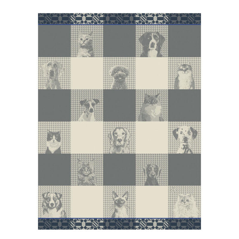Le Jacquard Francais Tea Towel - Truffes -  Grey (Chartreux)