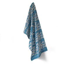 Load image into Gallery viewer, Tea Towel Horses Turquoise
