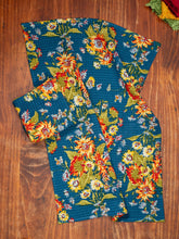 Load image into Gallery viewer, April Cornell - Marguerite Waffle Weave Tea Towel - Teal
