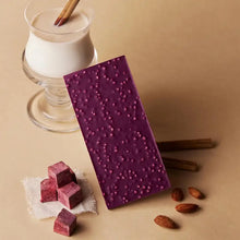 Load image into Gallery viewer, Ube Horchata White Chocolate Bar - Kesshō
