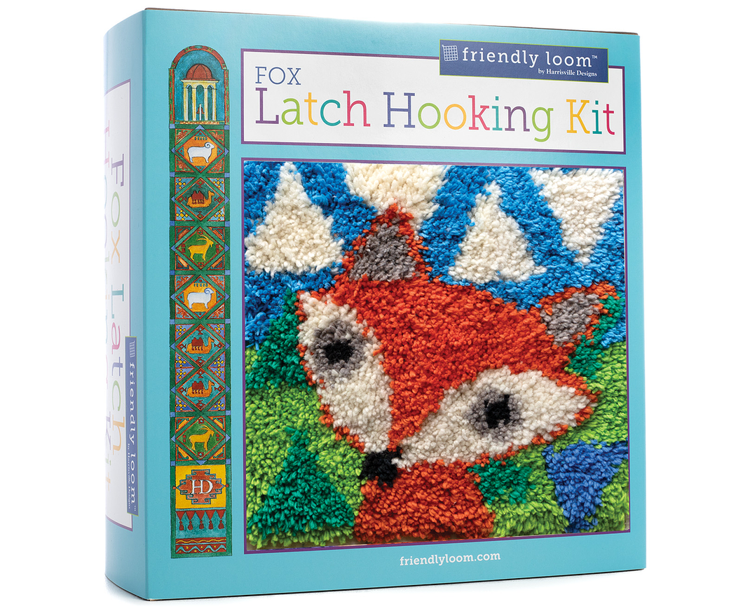 Fox Latch Rug Hooking Kit - Friendly Loom