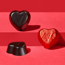 Load image into Gallery viewer, Individual Valentine's Heart Shaped Dark Chocolate Piece
