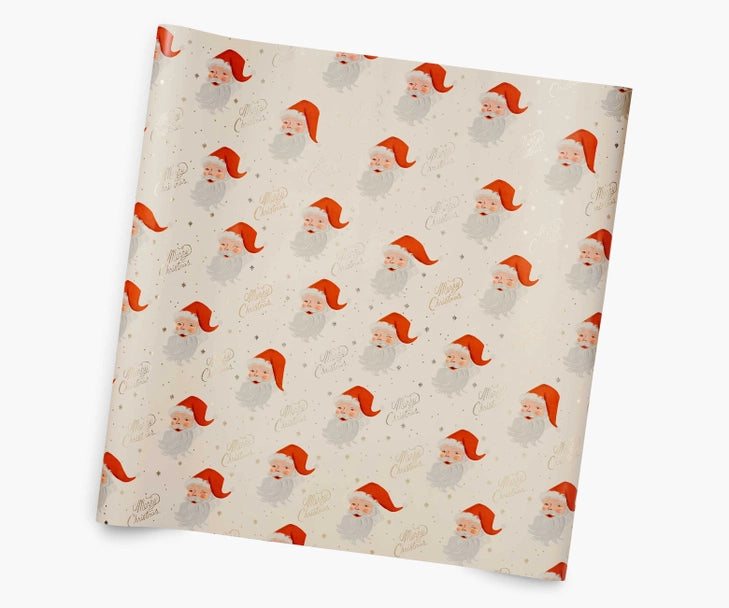 Santa Roll Wrapping Paper