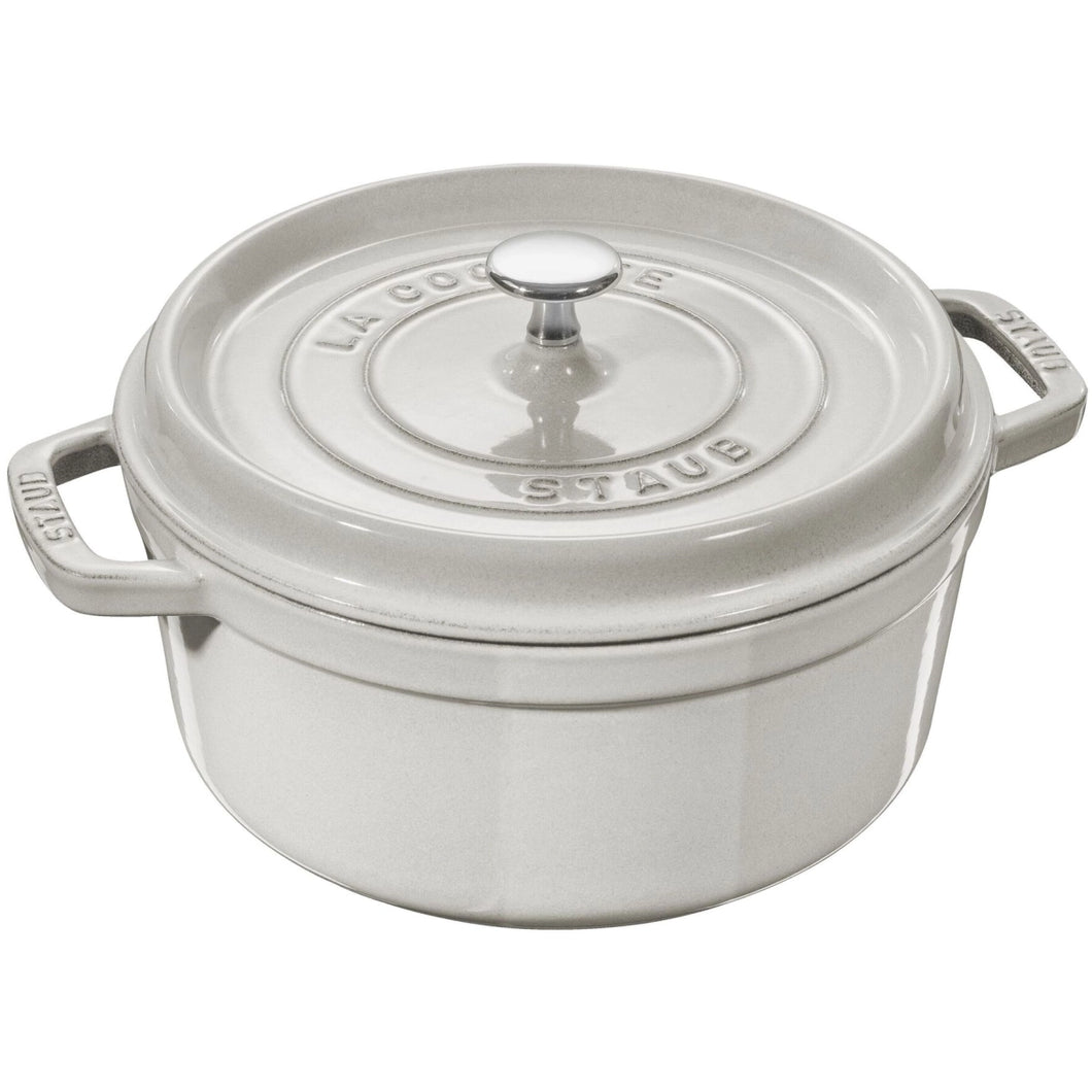 Staub  4 Qt Enameled Cast Iron Round Dutch Oven