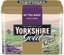 Yorkshire Gold Tea In Tin, 80 Teabags