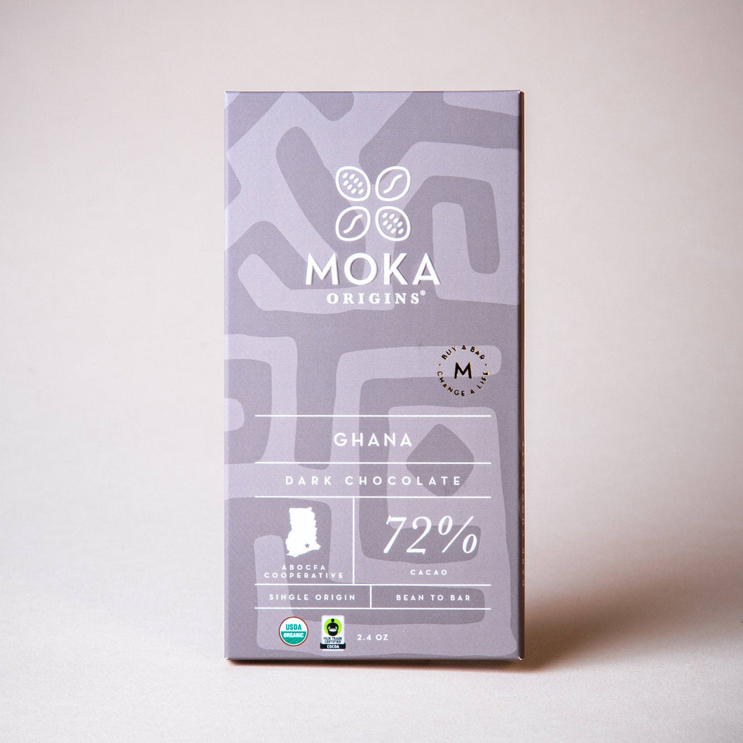 Moka Origins - Ghana 72% Dark Chocolate