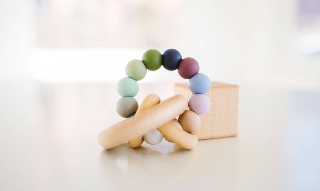 Bannor Toys - Saturn Ring Wooden Baby Teethers