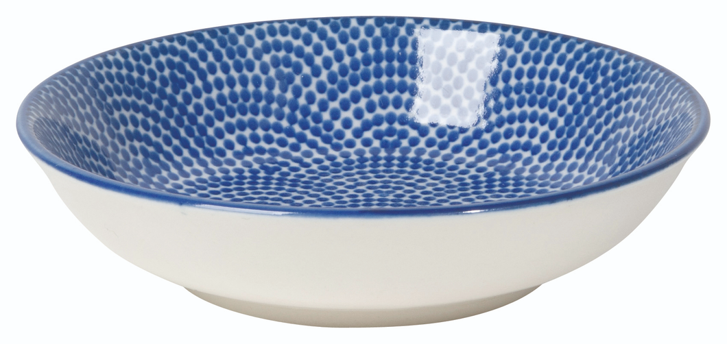 Blue Waves Porcelain Dipping Bowl