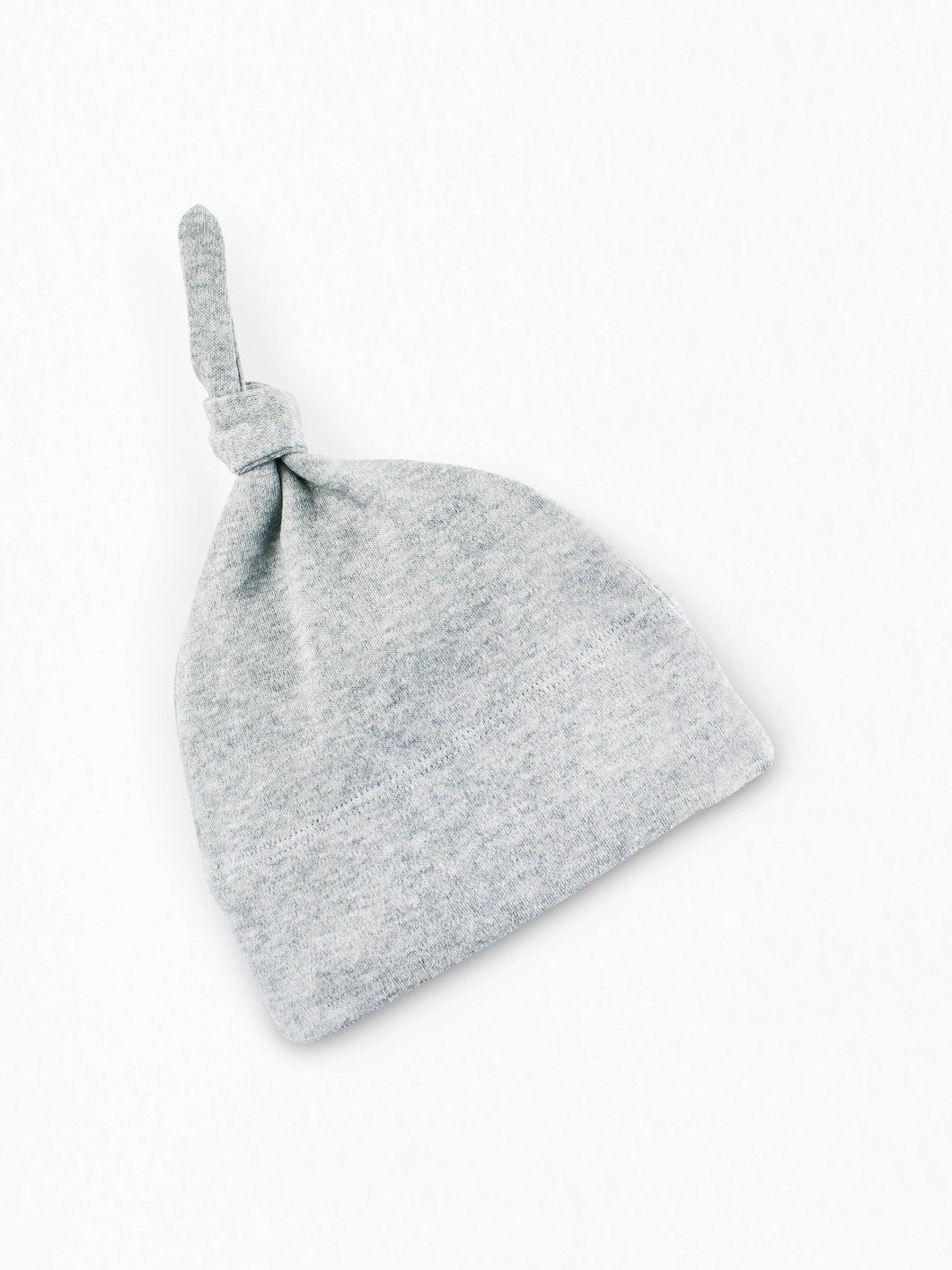 Colored Organics - Classic Knotted Hat - Heather Grey