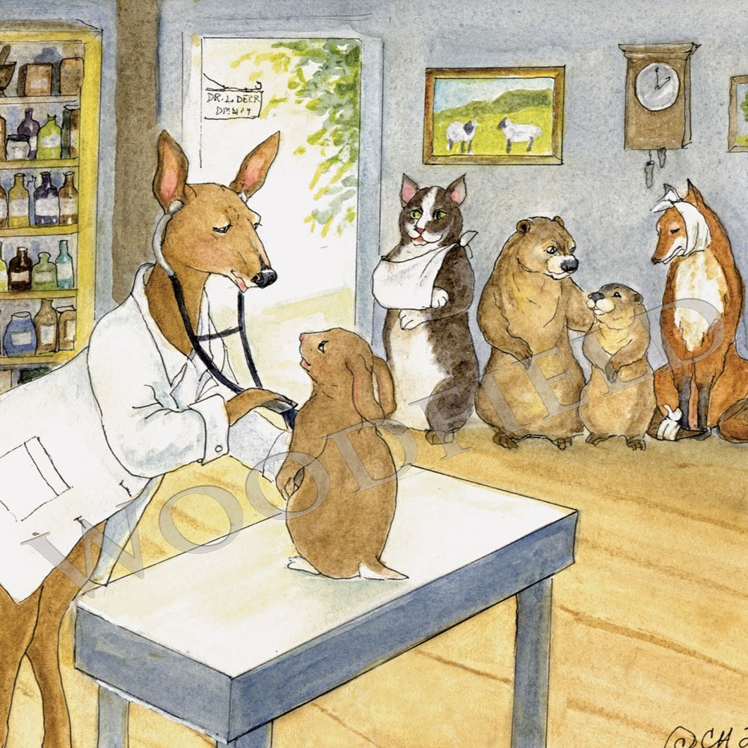 Doctor's Office Notecard - Woodfield Press