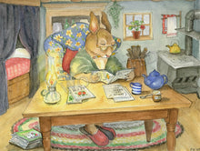 Load image into Gallery viewer, Winter Reading Notecard - Woodfield Press
