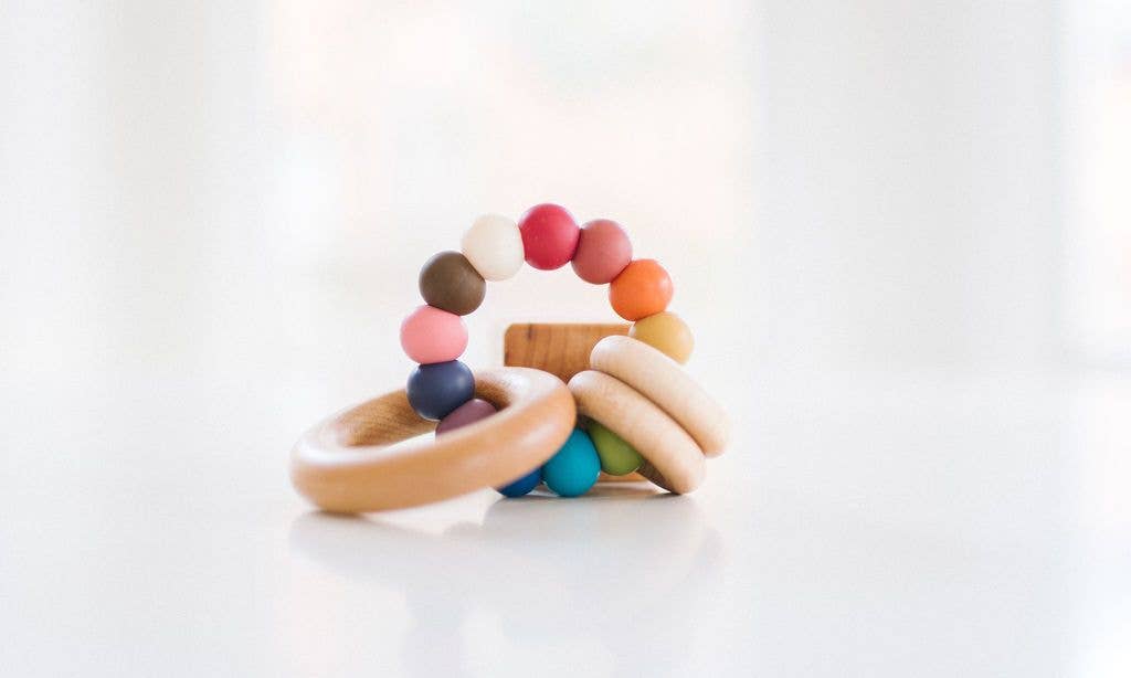 Bannor Toys - Saturn Ring Wooden Baby Teethers