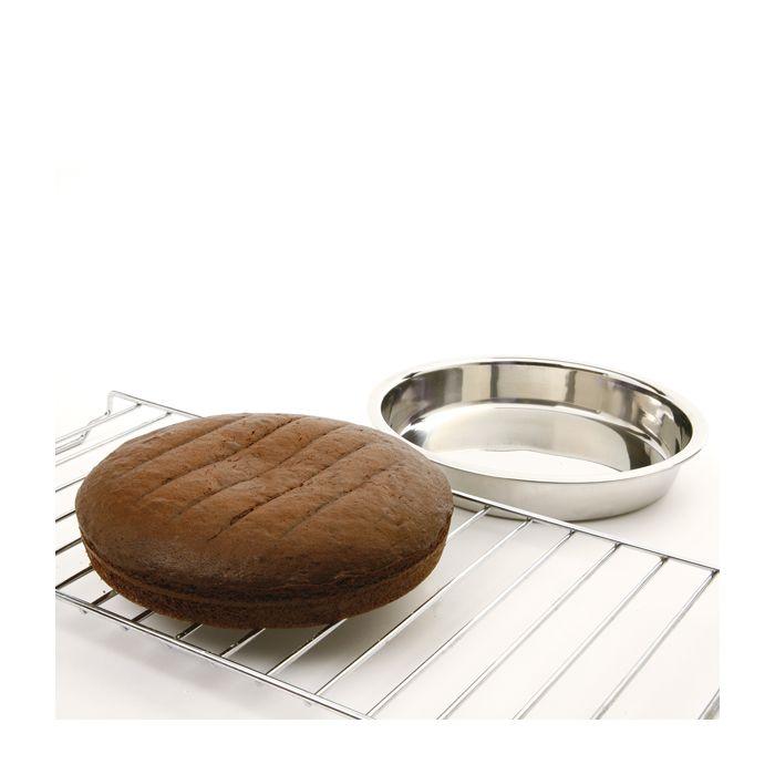 Stainless Steel Cake Pan, Round - 9