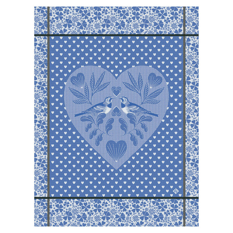 Le Jacquard Francais Tea Towel - Amour Blue