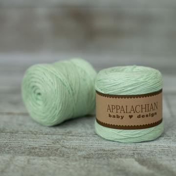 Appalachian Baby - Organic Cotton Sport Weight Yarn, Spring Green