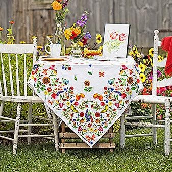 April Cornell - Sister Garden Tablecloth