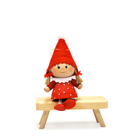 Christmas Tomte Girl Ornament