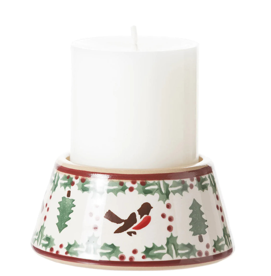 Nicholas Mosse - Reversible Candlestick,  Winter Robin