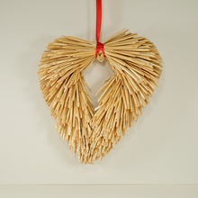 Load image into Gallery viewer, Straw Heart, 12&quot;
