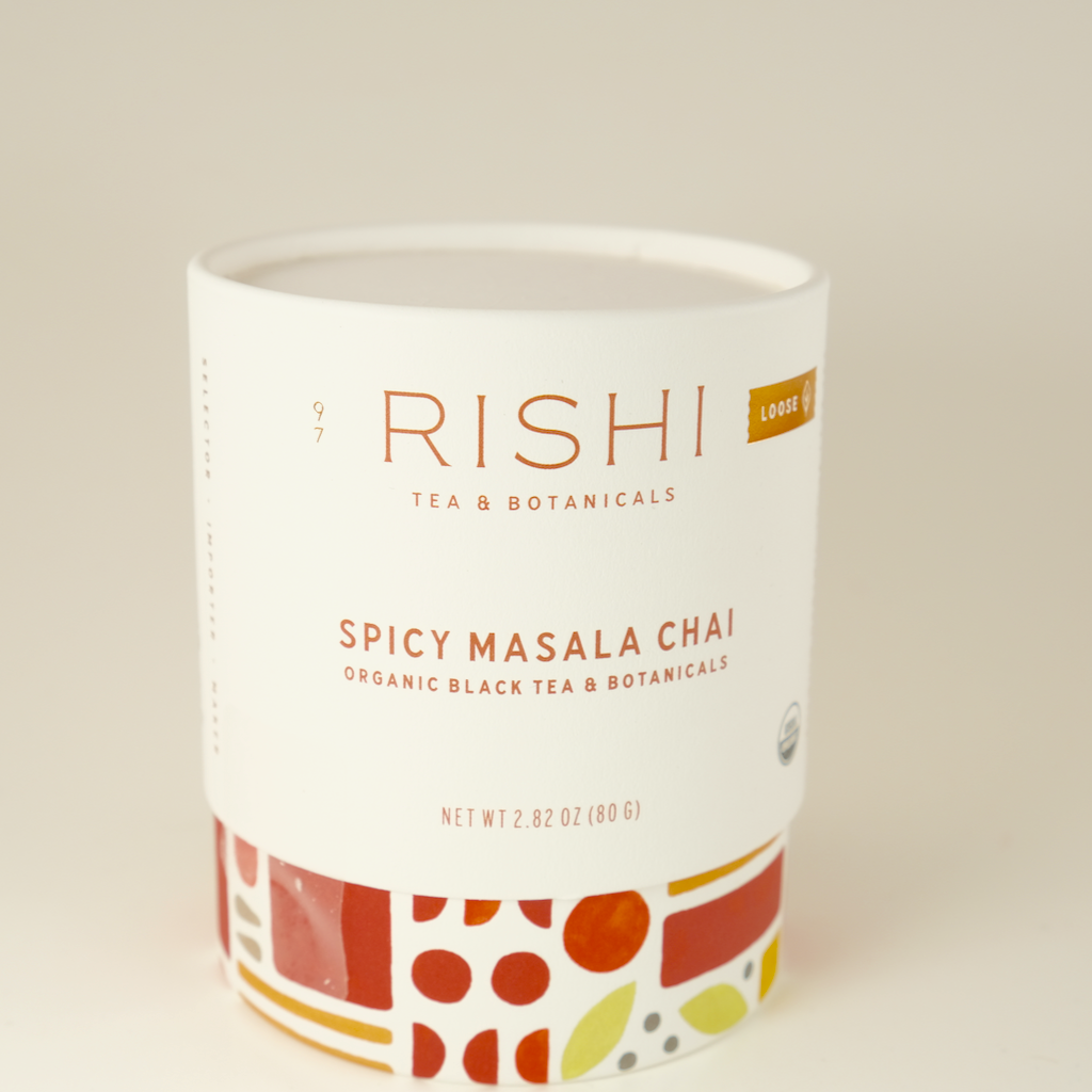 Rishi Tea Spicy Masala Chai - Loose Leaf Box