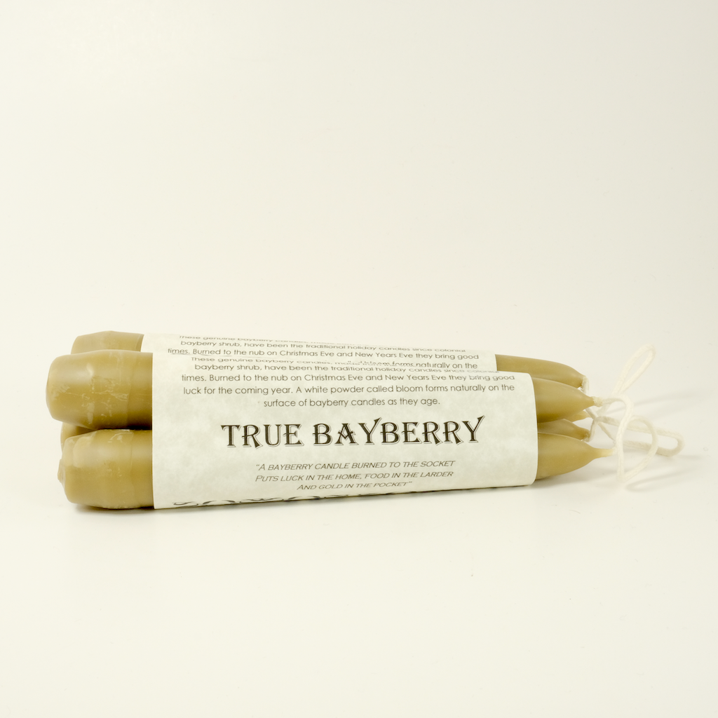 True Bayberry Candles, 6" Tapers, set of 2