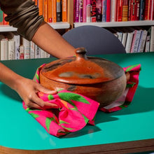 Load image into Gallery viewer, Diaspora Co. Organic Spicy Floral Dish Towel Trio
