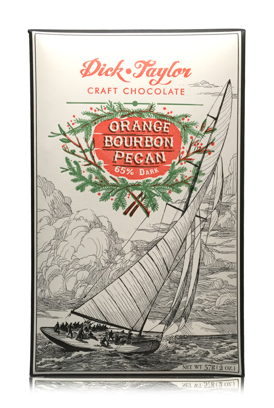 Dick Taylor Orange Bourbon Pecan Chocolate Bar