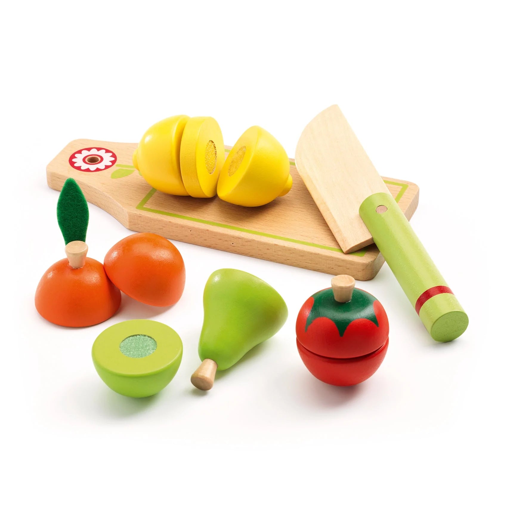 Banchetto per il mercato dei contadini per bambini, Set di negozi di  alimentari con frutta verdura da tagliare - Costway