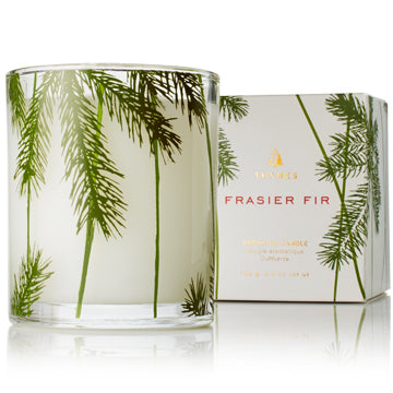 Thymes Frasier Fir Poured Candle in Pine Needle Glass - Thumbnail 5
