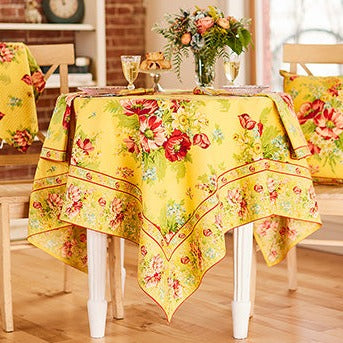 April Cornell - Gold Charming Tablecloth