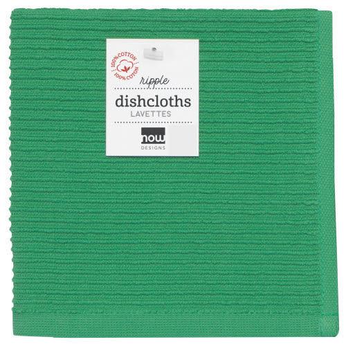 Now Designs Elm Green Ripple Dishtowel