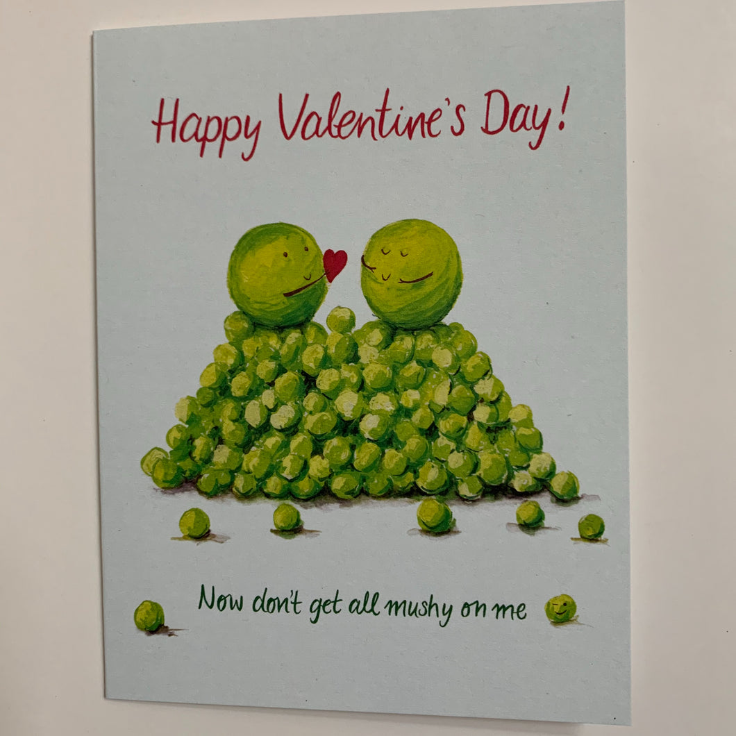 Happy Valentines Day (Peas) Card